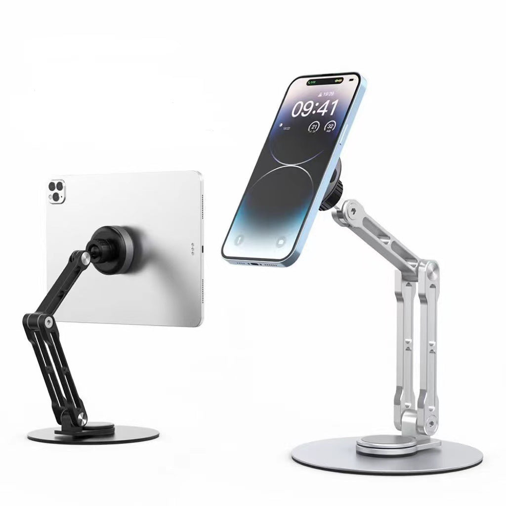 360° Rotary Magnetic Phone Holder – Desktop Stand for Live Streaming, Video Calls & Office Use