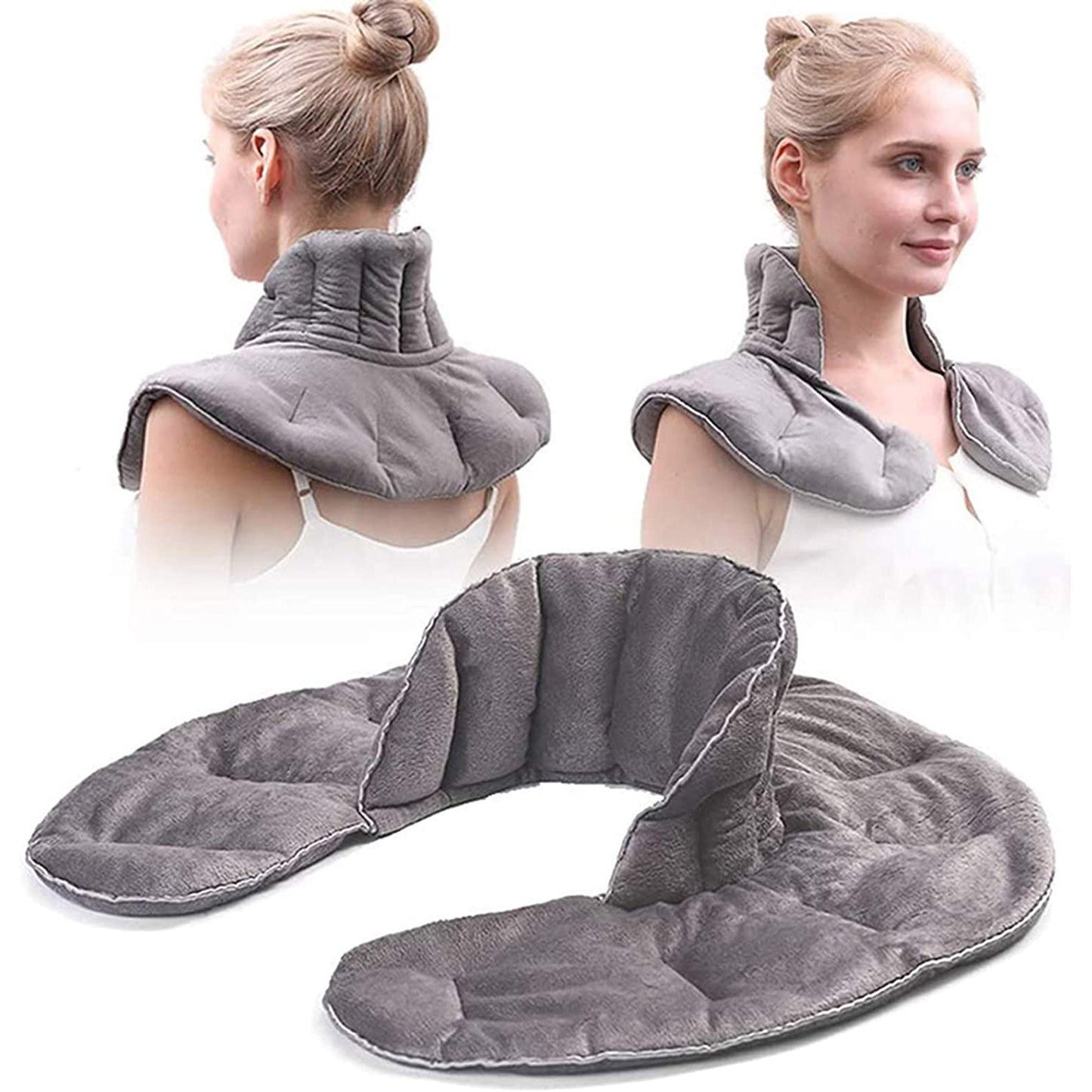 Cross-border heating shawl microwave heating neck pillow
