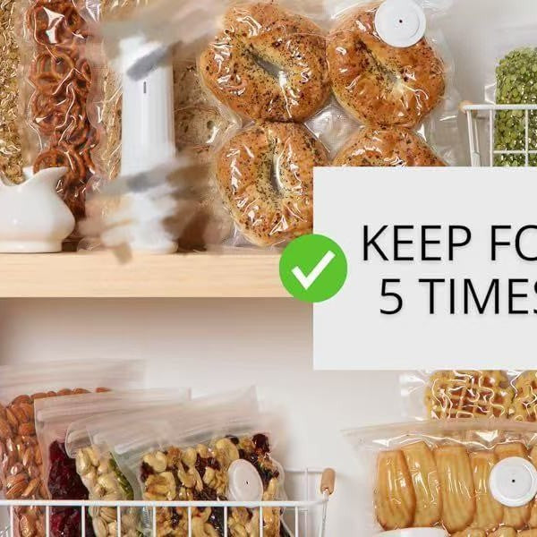 Reusable Food-Grade Vacuum Zipper Storage Bags
