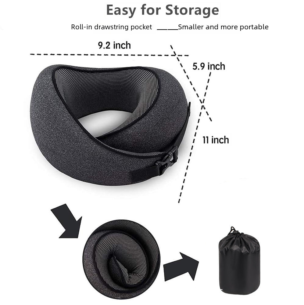 Cross-border memory cotton U-shaped neck pillow