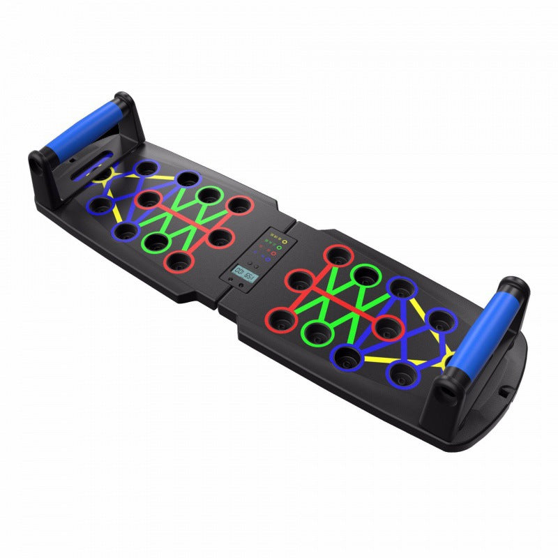 Multifunctional counting display push-up board
