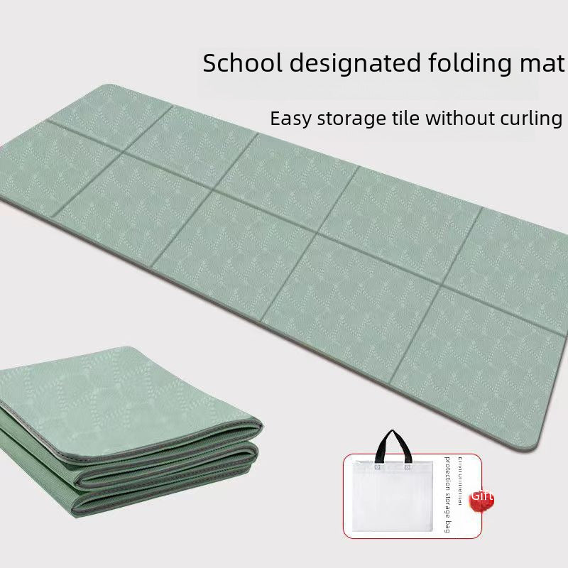 Foldable yoga mat portable thickened non-slip