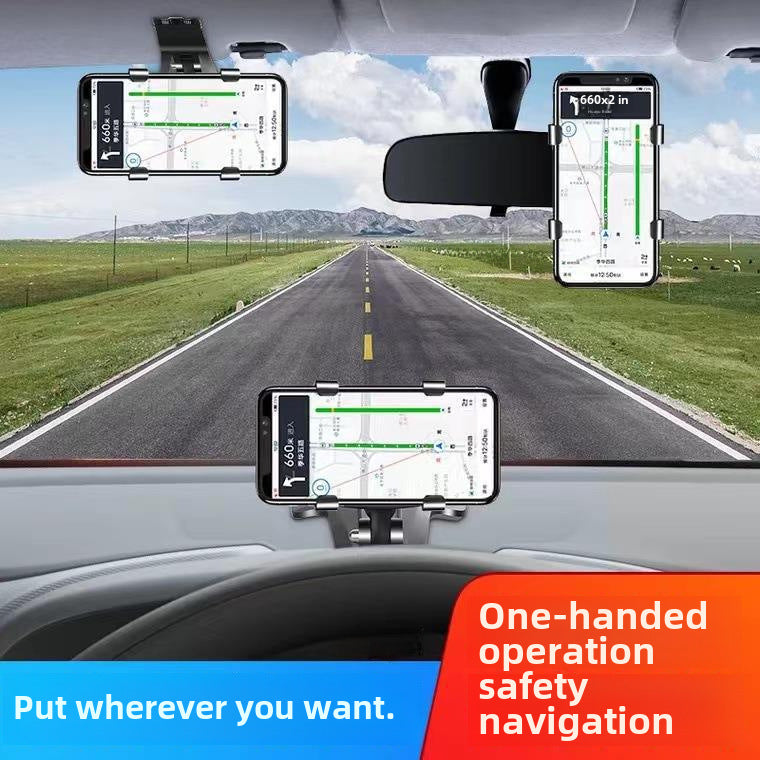 Rotating Multi-Function Car Phone Holder
