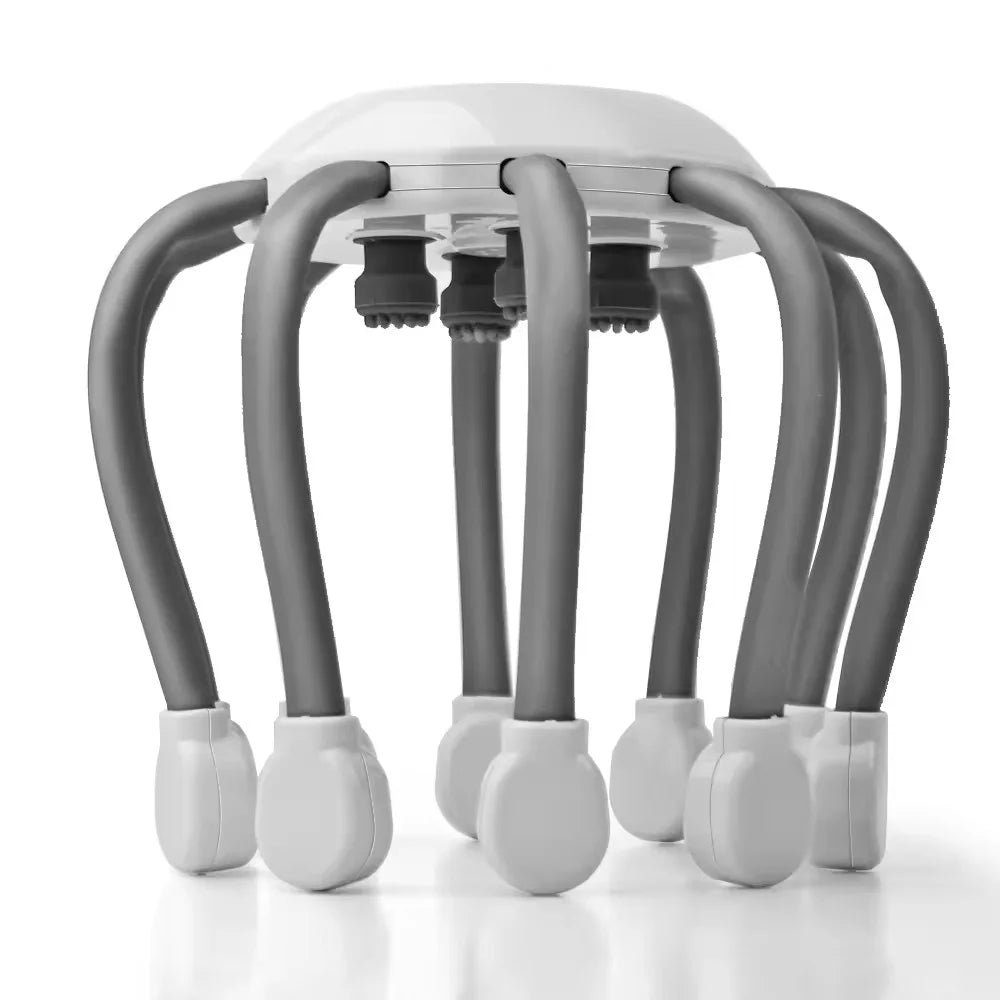 Electric Scalp Massager, 10 Vibrating Contacts, 5 Modes