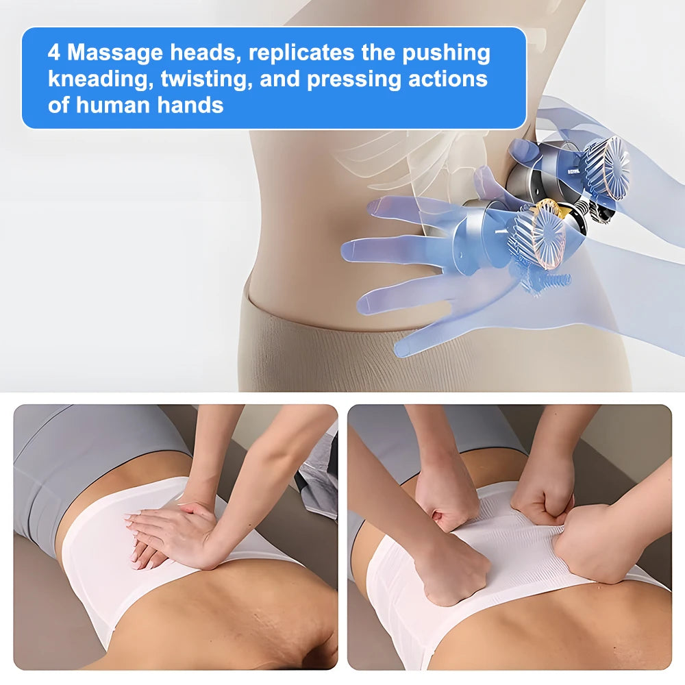Electric Massage Pillow for Back, Shoulders, Legs, Feet and Body Muscles