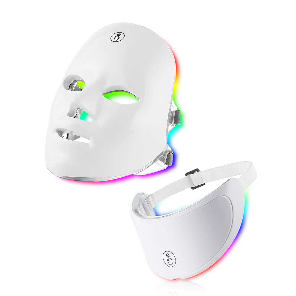 Wireless LED Face Mask Red Light Photon Therapy