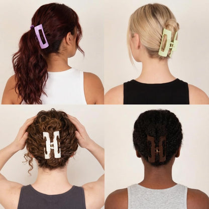 4Pcs Cloud Claw Clips – Large Non-Slip Strong Hold Hair Clips for Thick & Thin Hair