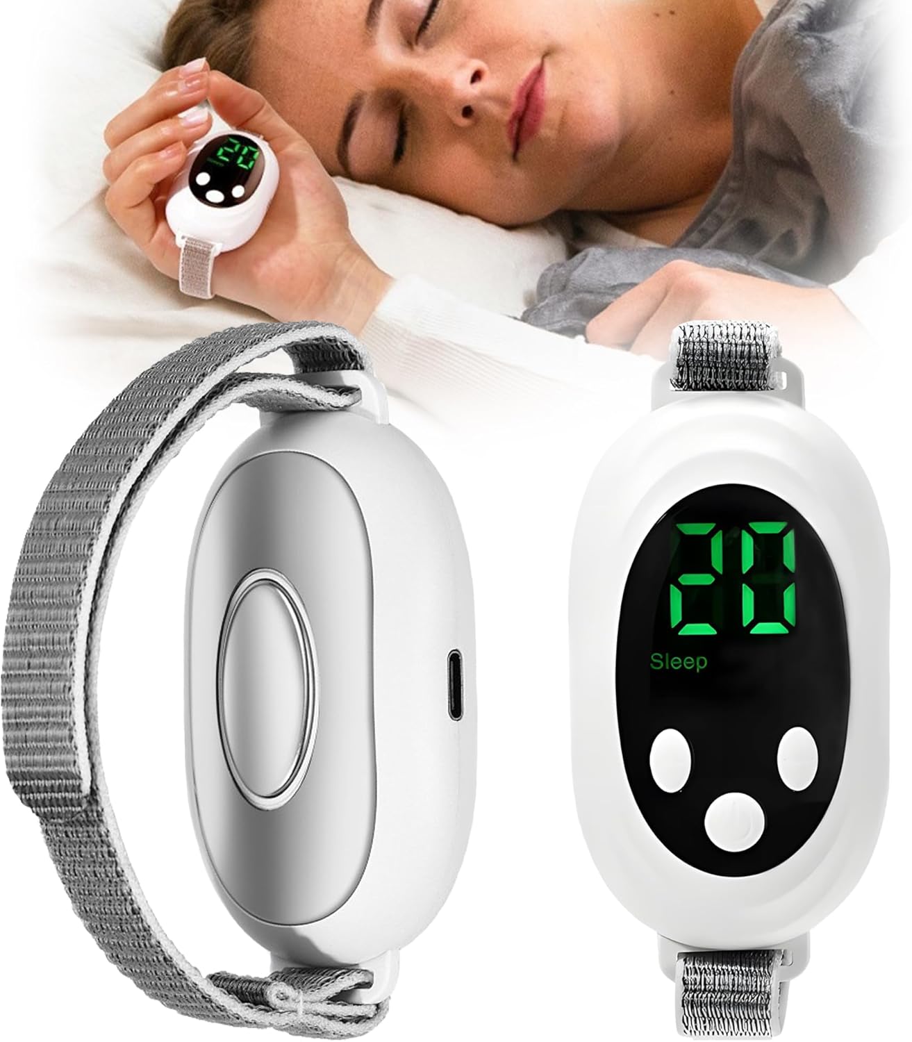 MACTANO Handheld Sleep Aid Device – Portable Insomnia & Anxiety Relief Relaxation Tool