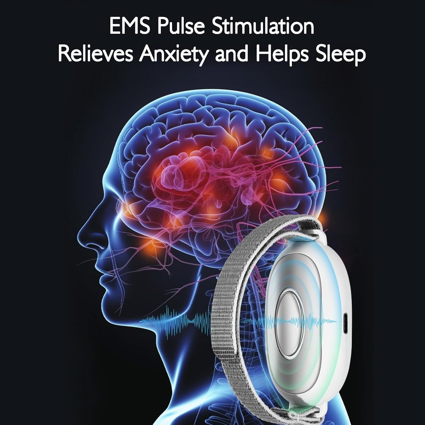 MACTANO Handheld Sleep Aid Device – Portable Insomnia & Anxiety Relief Relaxation Tool