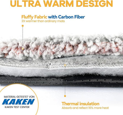 Self Warming Cat & Dog Bed Mat – Extra Warm Thermal Pet Pad with Washable Cover