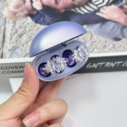 Flash Full Diamond Ice Flower Headset Diamond Buckle