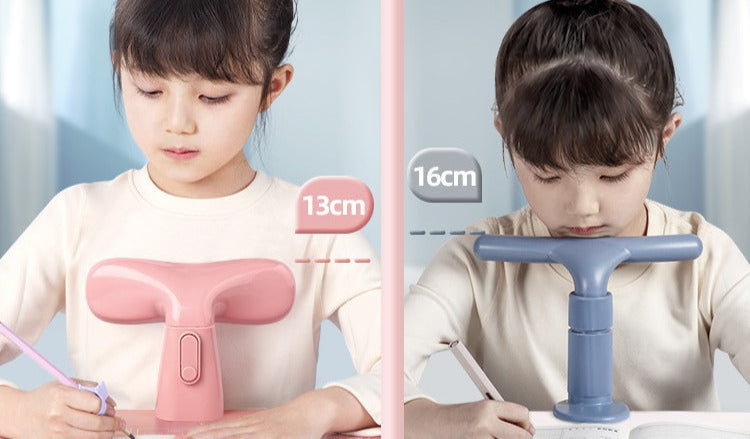 Elementary School student writing posture corrector