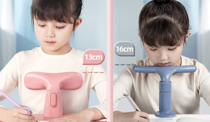 Elementary School student writing posture corrector