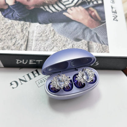 Flash Full Diamond Ice Flower Headset Diamond Buckle